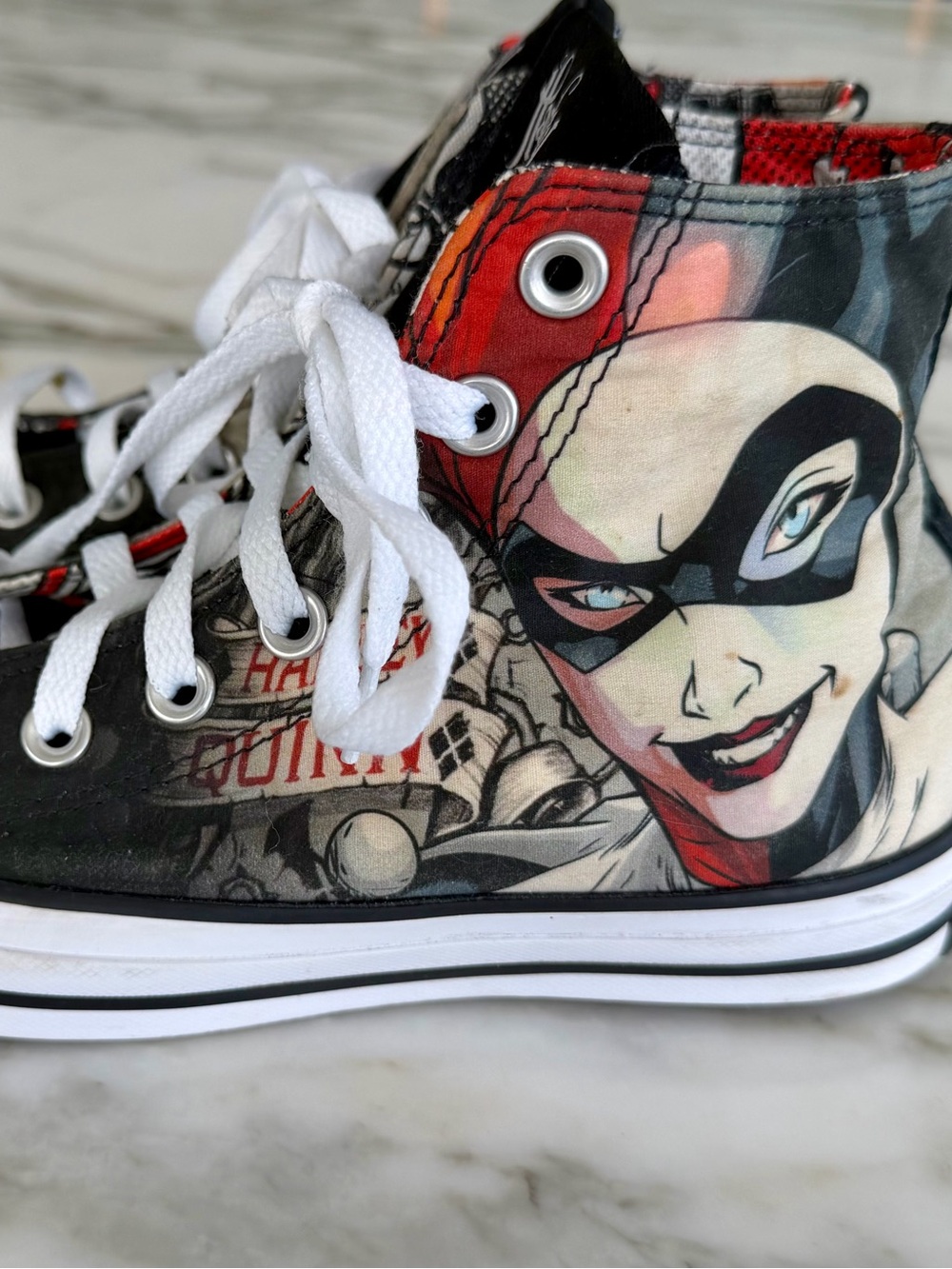 Harley Quinn X Converse high tops